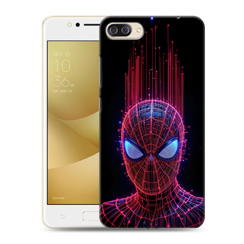 Пластиковый чехол на ASUS ZenFone 4 Max ZC520KL с принтом Spiderman Человек паук Пластиковый чехол на ASUS ZenFone 4 Max ZC520KL с принтом Spiderman Человек паук