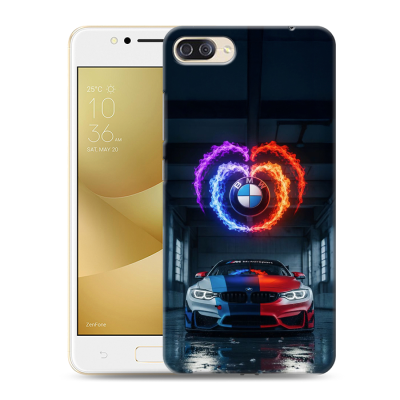 Пластиковый чехол на ASUS ZenFone 4 Max ZC520KL с принтом BMW БМВ Пластиковый чехол на ASUS ZenFone 4 Max ZC520KL с принтом BMW БМВ