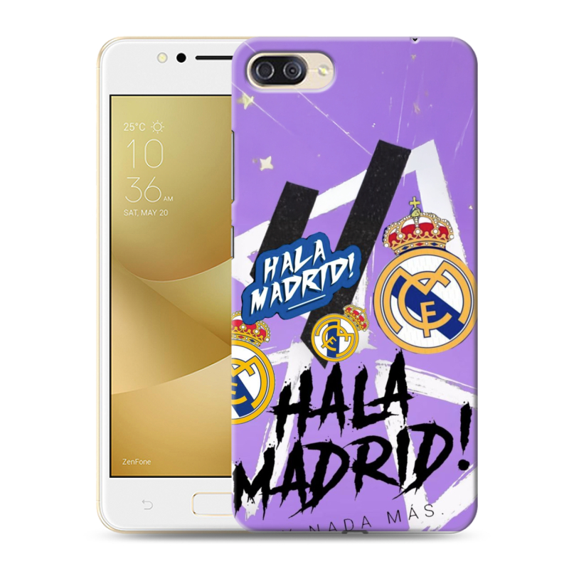 Пластиковый чехол на ASUS ZenFone 4 Max ZC520KL с принтом Real Madrid Реал Мадрид Пластиковый чехол на ASUS ZenFone 4 Max ZC520KL с принтом Real Madrid Реал Мадрид
