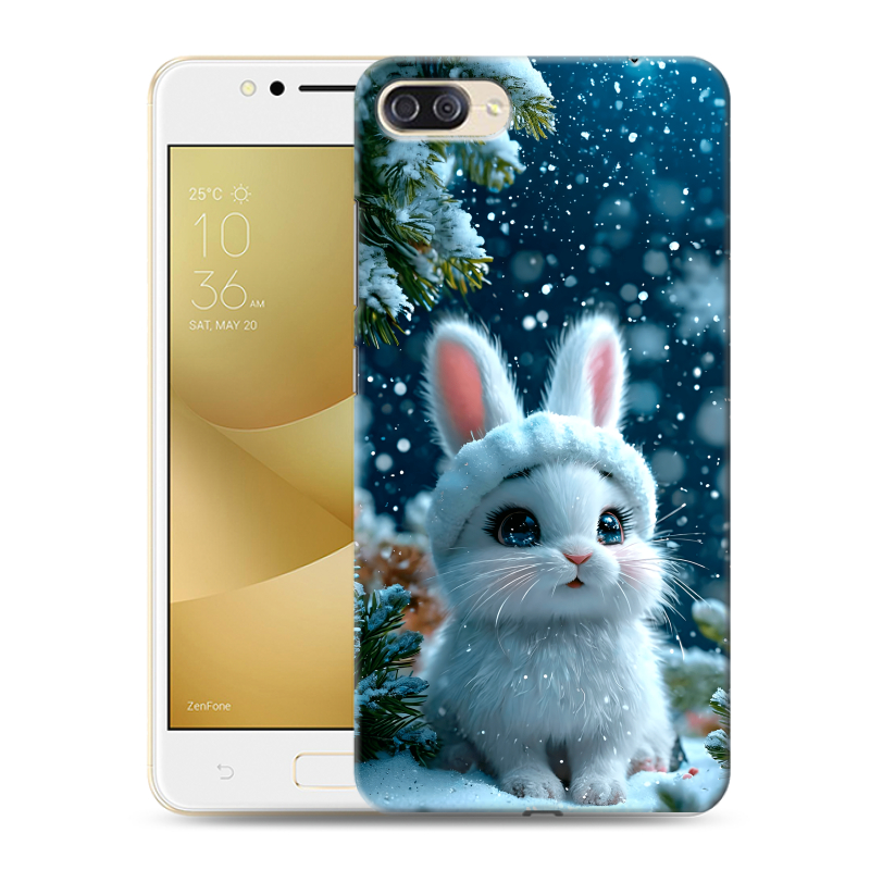 Пластиковый чехол на ASUS ZenFone 4 Max ZC520KL с принтом Новый год Пластиковый чехол на ASUS ZenFone 4 Max ZC520KL с принтом Новый год