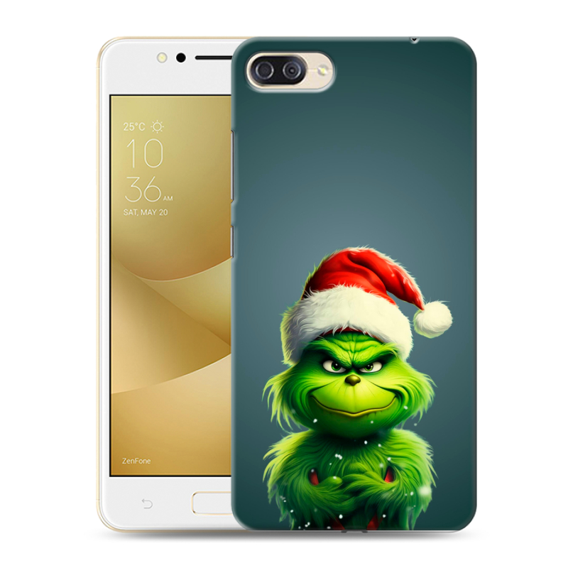 Пластиковый чехол на ASUS ZenFone 4 Max ZC520KL с принтом Новый год Пластиковый чехол на ASUS ZenFone 4 Max ZC520KL с принтом Новый год