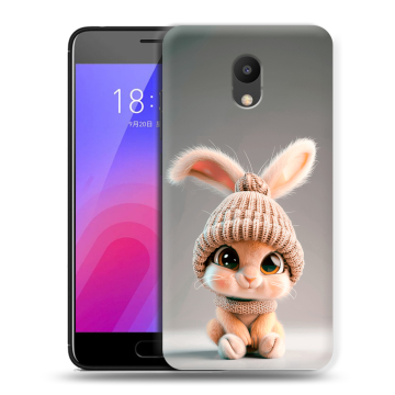 Пластиковый чехол на Meizu M6 с принтом Кролик Пластиковый чехол на Meizu M6 с принтом Кролик
