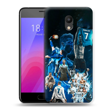 Пластиковый чехол на Meizu M6 с принтом Реал Роналдо Пластиковый чехол на Meizu M6 с принтом Реал Роналдо