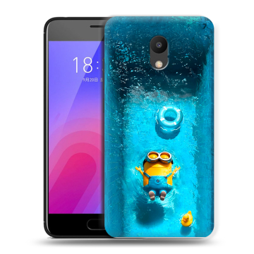 Пластиковый чехол на Meizu M6 с принтом Миньоны Пластиковый чехол на Meizu M6 с принтом Миньоны