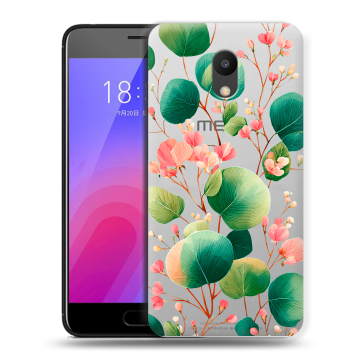 Пластиковый чехол на Meizu M6 с принтом женский