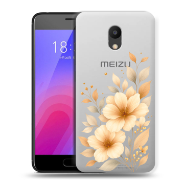 Пластиковый чехол на Meizu M6 с принтом для девушки