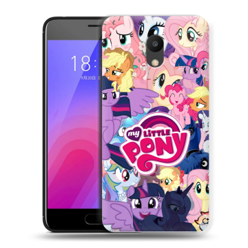 Пластиковый чехол на Meizu M6 с принтом My little pony Дружба чудо