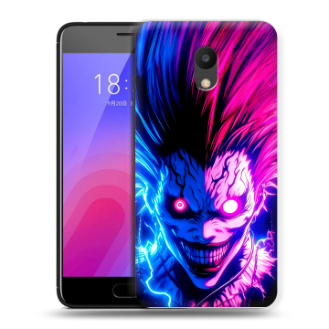 Пластиковый чехол на Meizu M6 с принтом Death note Тетрадь смерти