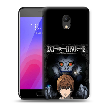 Пластиковый чехол на Meizu M6 с принтом Death note Тетрадь смерти