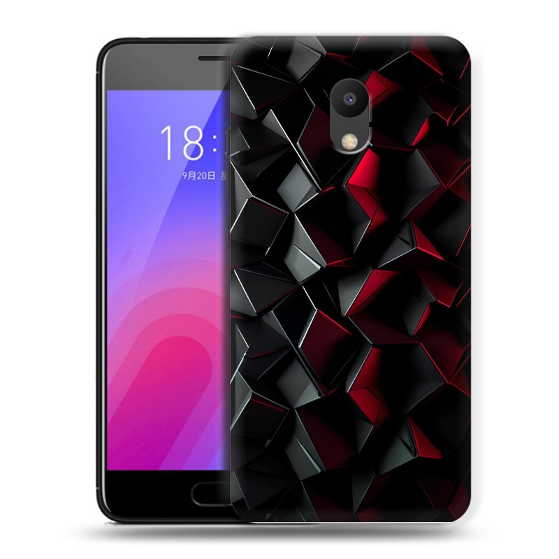 Пластиковый чехол на Meizu M6 с принтом Абстракция Пластиковый чехол на Meizu M6 с принтом Абстракция