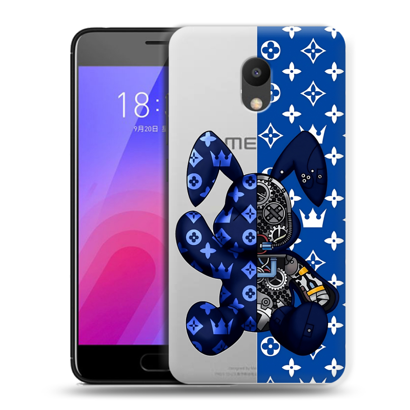 Пластиковый чехол на Meizu M6 с принтом Луи робот Пластиковый чехол на Meizu M6 с принтом Луи робот