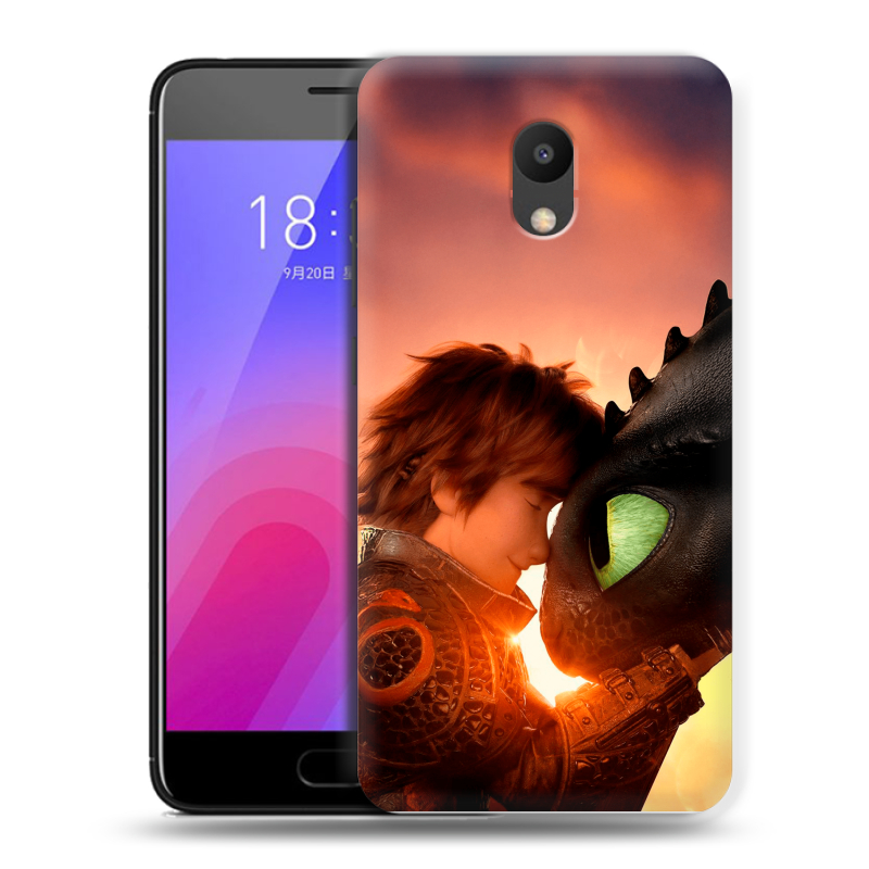 Пластиковый чехол на Meizu M6 с принтом Как приручить дракона Пластиковый чехол на Meizu M6 с принтом Как приручить дракона