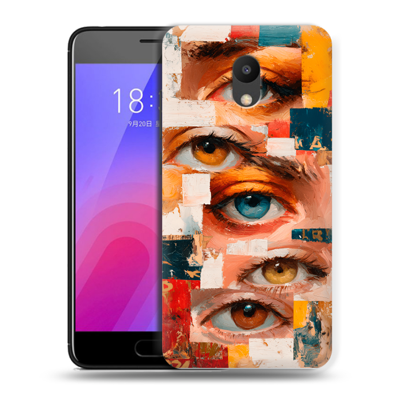 Пластиковый чехол на Meizu M6 с принтом Модный принт Пластиковый чехол на Meizu M6 с принтом Модный принт
