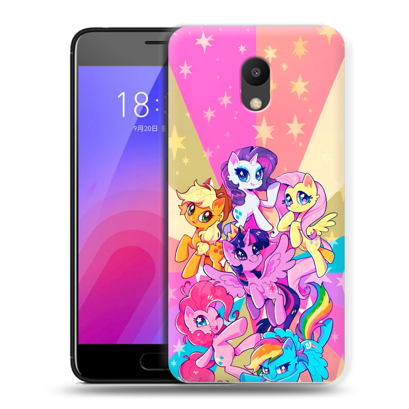 Пластиковый чехол на Meizu M6 с принтом My little pony Дружба чудо Пластиковый чехол на Meizu M6 с принтом My little pony Дружба чудо