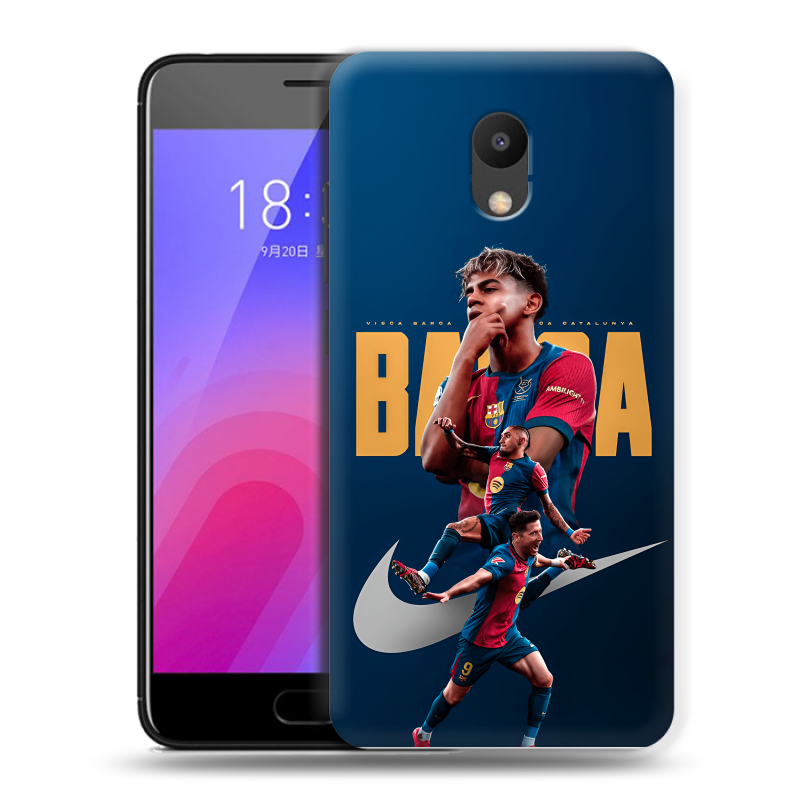 Пластиковый чехол на Meizu M6 с принтом Барселона Barca Yamal Пластиковый чехол на Meizu M6 с принтом Барселона Barca Yamal
