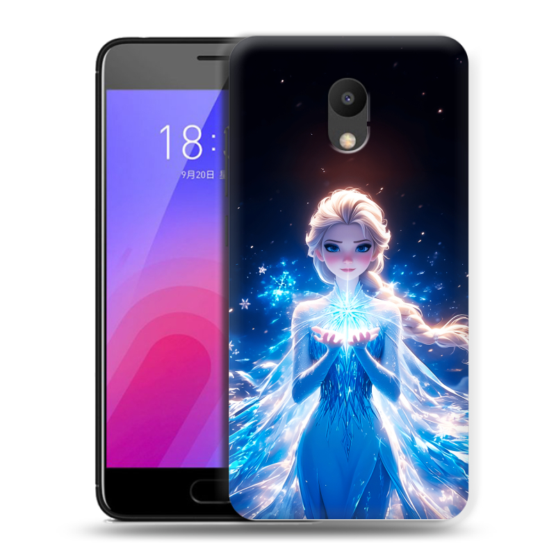 Пластиковый чехол на Meizu M6 с принтом Холодное сердце Frozen Пластиковый чехол на Meizu M6 с принтом Холодное сердце Frozen