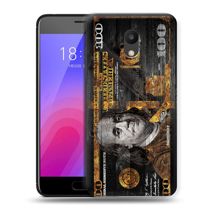 Пластиковый чехол на Meizu M6 с принтом Доллар деньги Пластиковый чехол на Meizu M6 с принтом Доллар деньги