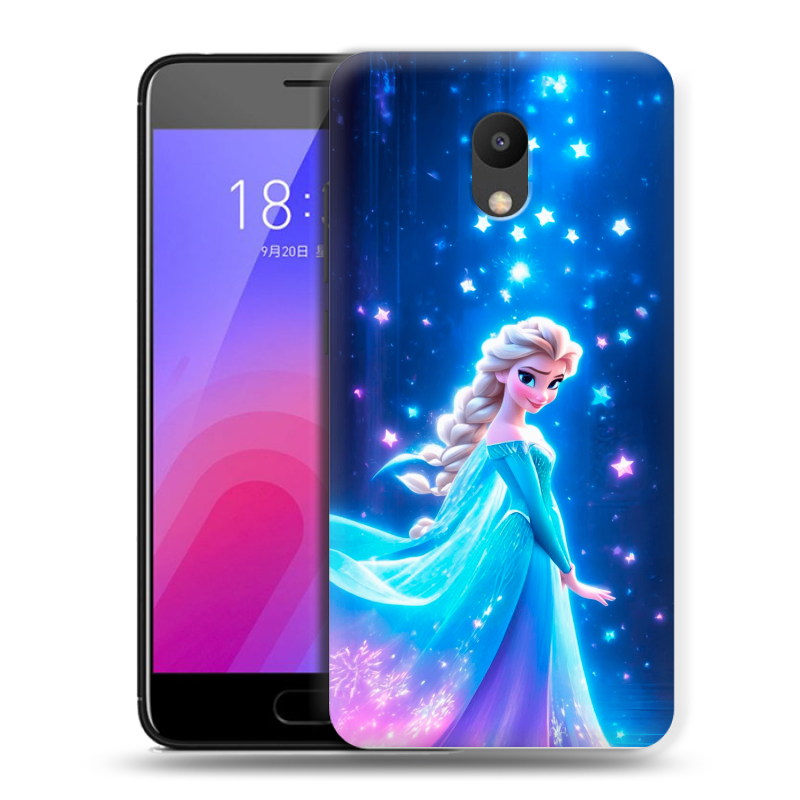 Пластиковый чехол на Meizu M6 с принтом Холодное сердце Frozen Пластиковый чехол на Meizu M6 с принтом Холодное сердце Frozen