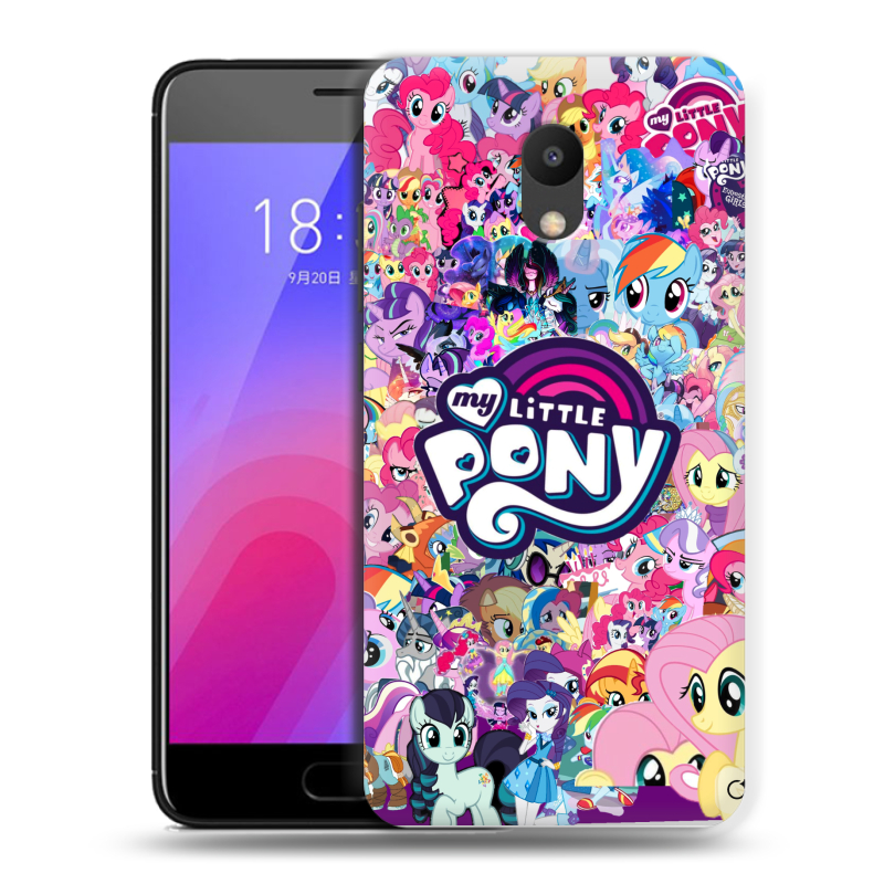 Пластиковый чехол на Meizu M6 с принтом My little pony Дружба чудо Пластиковый чехол на Meizu M6 с принтом My little pony Дружба чудо