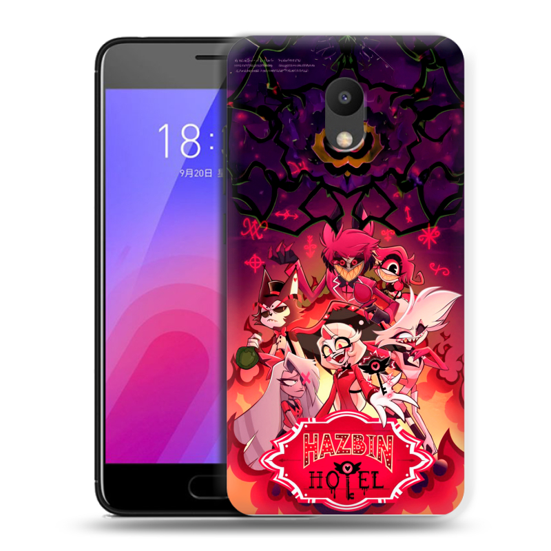 Пластиковый чехол на Meizu M6 с принтом Hazbin Hotel Отель Хазбин Пластиковый чехол на Meizu M6 с принтом Hazbin Hotel Отель Хазбин