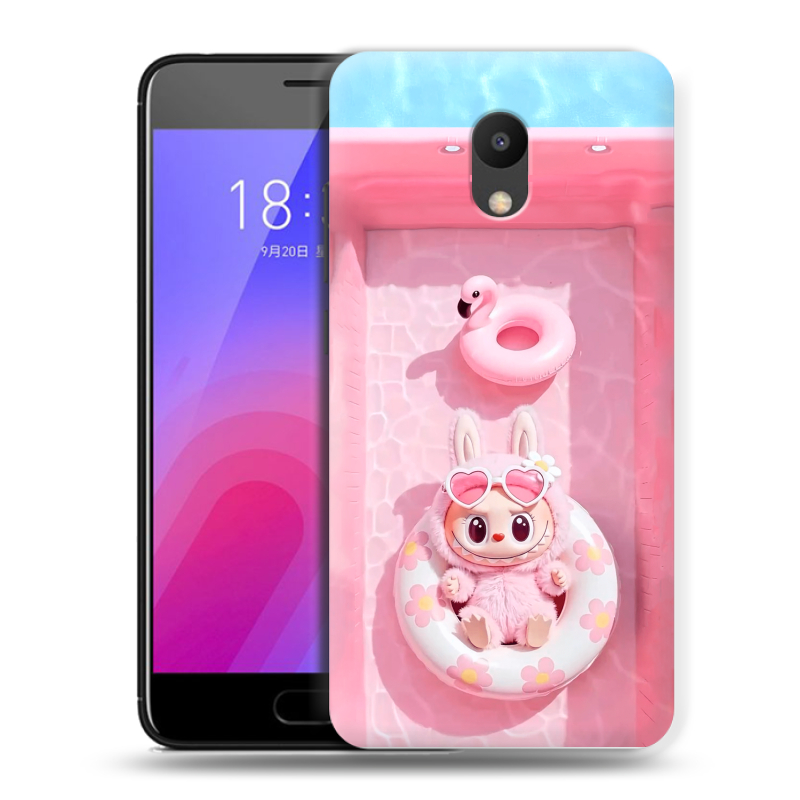 Пластиковый чехол на Meizu M6 с принтом Labubu Лабубу Пластиковый чехол на Meizu M6 с принтом Labubu Лабубу