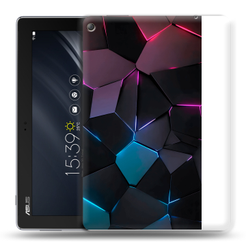 Силиконовый чехол на планшета ASUS ZenPad 10 Z301ML с принтом Геометрия неона Силиконовый чехол на планшета ASUS ZenPad 10 Z301ML с принтом Геометрия неона