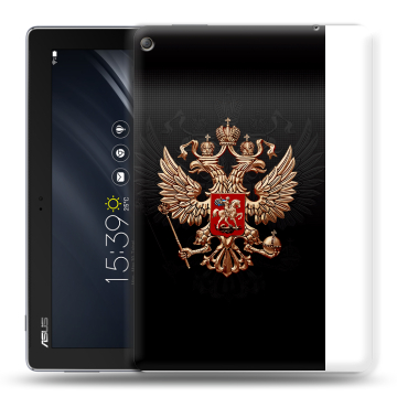 Силиконовый чехол на планшета ASUS ZenPad 10 Z301ML с принтом Герб России Силиконовый чехол на планшета ASUS ZenPad 10 Z301ML с принтом Герб России