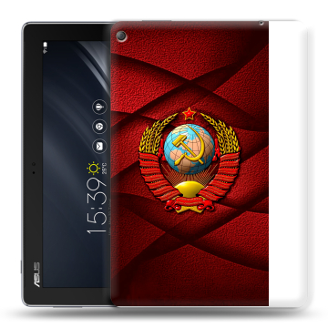 Силиконовый чехол на планшета ASUS ZenPad 10 Z301ML с принтом Герб СССР Силиконовый чехол на планшета ASUS ZenPad 10 Z301ML с принтом Герб СССР