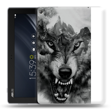 Силиконовый чехол на планшета ASUS ZenPad 10 Z301ML с принтом Волк Силиконовый чехол на планшета ASUS ZenPad 10 Z301ML с принтом Волк