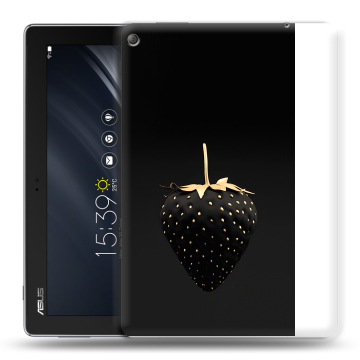 Силиконовый чехол на планшета ASUS ZenPad 10 Z301ML с принтом Черная клубника Силиконовый чехол на планшета ASUS ZenPad 10 Z301ML с принтом Черная клубника