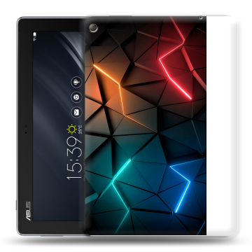 Силиконовый чехол на планшета ASUS ZenPad 10 Z301ML с принтом Абстракция неон Силиконовый чехол на планшета ASUS ZenPad 10 Z301ML с принтом Абстракция неон