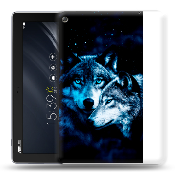 Силиконовый чехол на планшета ASUS ZenPad 10 Z301ML с принтом Волки Силиконовый чехол на планшета ASUS ZenPad 10 Z301ML с принтом Волки