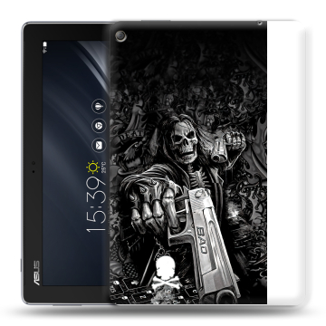 Силиконовый чехол на планшета ASUS ZenPad 10 Z301ML с принтом Скелет Силиконовый чехол на планшета ASUS ZenPad 10 Z301ML с принтом Скелет