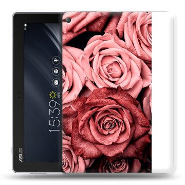 Силиконовый чехол на планшета ASUS ZenPad 10 Z301ML с принтом Цветы розы Силиконовый чехол на планшета ASUS ZenPad 10 Z301ML с принтом Цветы розы