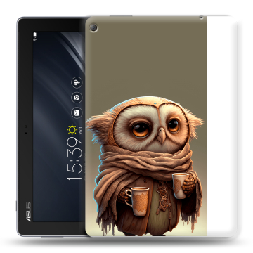 Силиконовый чехол на планшета ASUS ZenPad 10 Z301ML с принтом Сова Силиконовый чехол на планшета ASUS ZenPad 10 Z301ML с принтом Сова