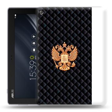 Силиконовый чехол на ASUS ZenPad 10 Z301ML с принтом Герб России принт