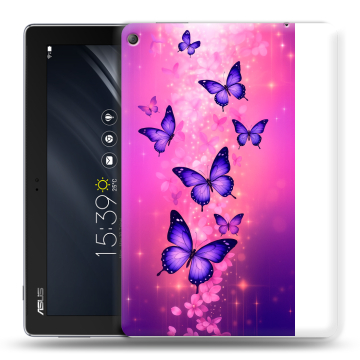 Силиконовый чехол на ASUS ZenPad 10 Z301ML с принтом Бабочки