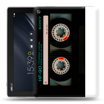 Силиконовый чехол на ASUS ZenPad 10 Z301ML с принтом Кассета