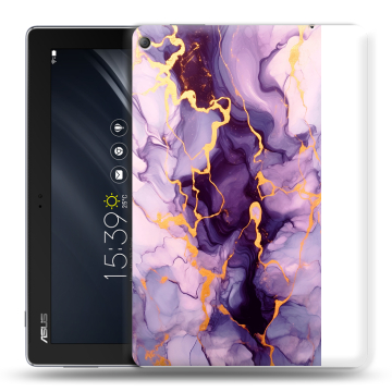 Силиконовый чехол на ASUS ZenPad 10 Z301ML с принтом Мрамор