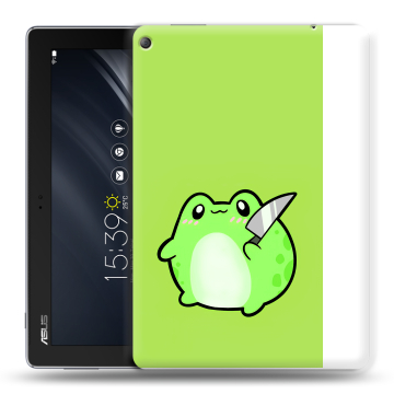 Силиконовый чехол на ASUS ZenPad 10 Z301ML с принтом Лягушенок