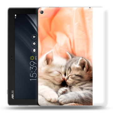 Силиконовый чехол на ASUS ZenPad 10 Z301ML с принтом Котята Силиконовый чехол на ASUS ZenPad 10 Z301ML с принтом Котята