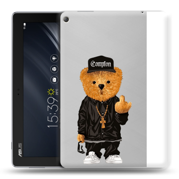 Силиконовый чехол на ASUS ZenPad 10 Z301ML с принтом Мишка