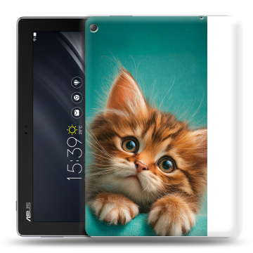 Силиконовый чехол на ASUS ZenPad 10 Z301ML с принтом котенок