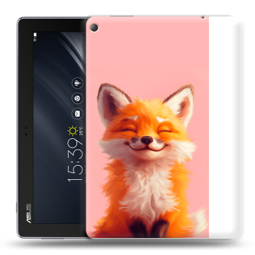 Силиконовый чехол на ASUS ZenPad 10 Z301ML с принтом милая лиса