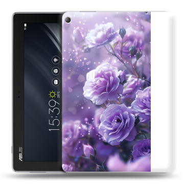 Силиконовый чехол на ASUS ZenPad 10 Z301ML с принтом Розы цветы