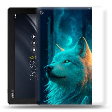 Силиконовый чехол на ASUS ZenPad 10 Z301ML с принтом бабочки саккура Силиконовый чехол на ASUS ZenPad 10 Z301ML с принтом бабочки саккура
