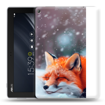 Силиконовый чехол на ASUS ZenPad 10 Z301ML с принтом лиса