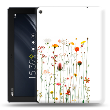 Силиконовый чехол на ASUS ZenPad 10 Z301ML с принтом цветы