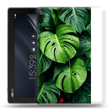 Силиконовый чехол на ASUS ZenPad 10 Z301ML с принтом Листья
