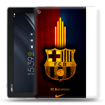 Силиконовый чехол на ASUS ZenPad 10 Z301ML с принтом Барселона Barcelona